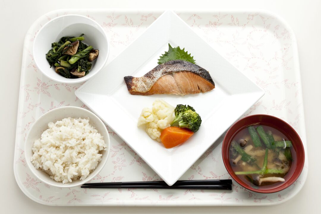 Gerechten van een Japans dieet gedurende 7 dagen